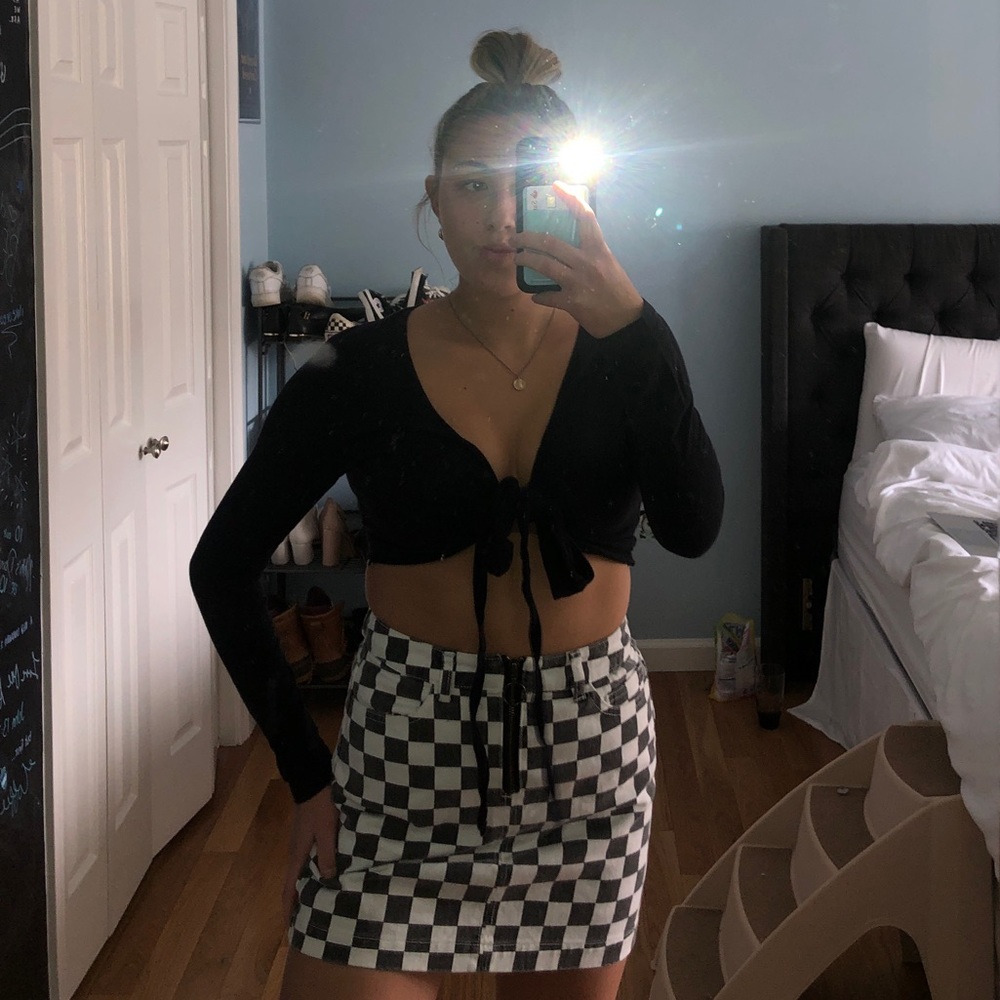 BDG Checkered Skirt
